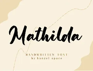 Mathilda font