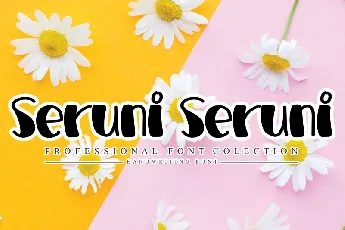 Seruni Seruni Display font