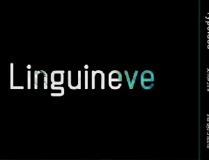 Linguineve font