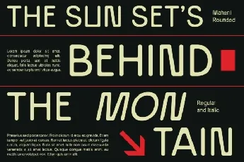 Maheni Rounded font