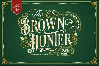 Brown Hunter font