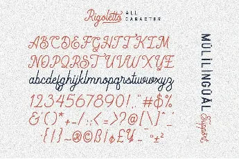 Rigoletto font