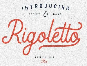 Rigoletto font