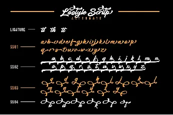 Lostyle Script font