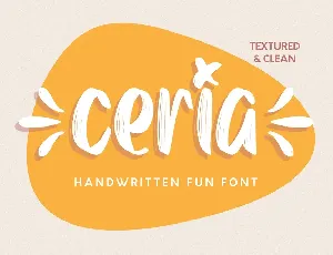 Ceria font