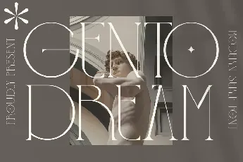 GENTO DREAM Serif font