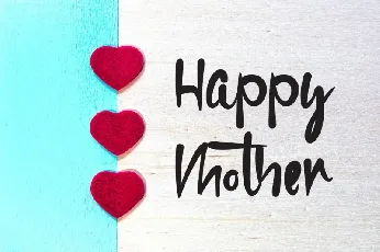 Motherâ€™s Day font