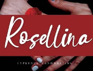 Rosellina Script font