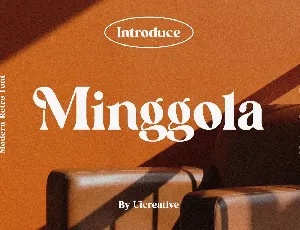 Minggola font