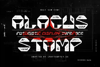 Alacus Stamp font