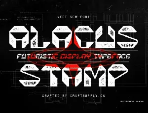 Alacus Stamp font