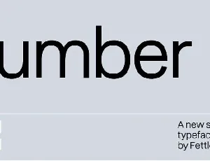 Humber font