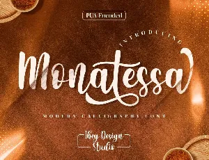 Monatessa font