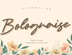 Bolognaise font