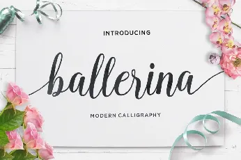 Ballerina Script font