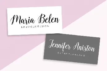 Ballerina Script font