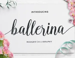 Ballerina Script font