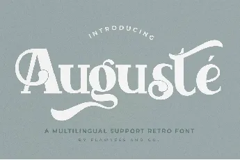 Auguste font