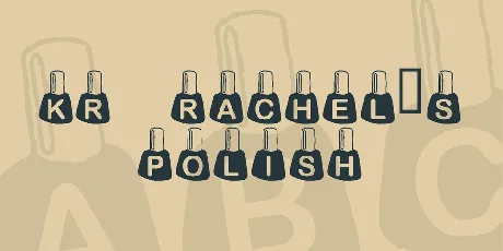 KR Rachel's Polish font