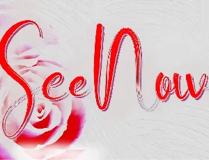 See Now font