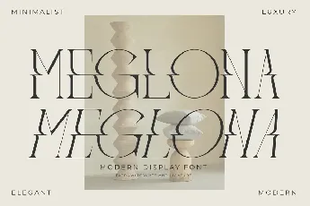 Meglona Display font