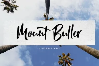 Mount Buller Script font