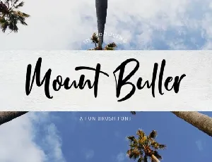 Mount Buller Script font