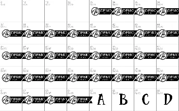 Public Holiday Demo font