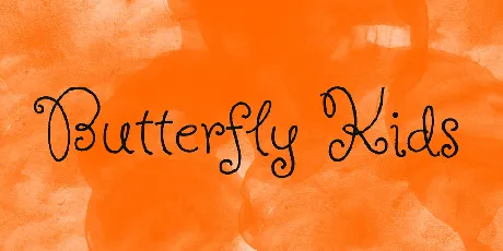 Butterfly Kids font