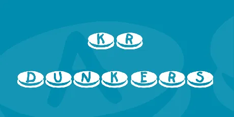 KR Dunkers font