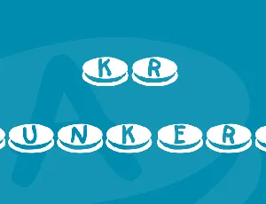 KR Dunkers font