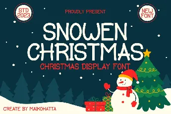 SNOWEN CHRISTMAS font