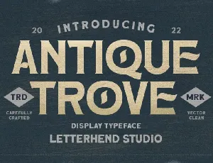 Antique Trove font