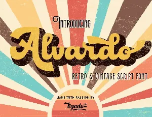 Alvardo font