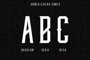 Knucklehead Typeface font