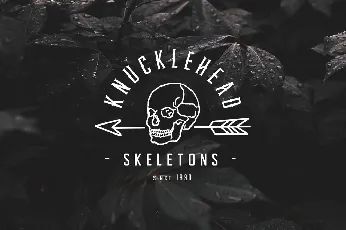 Knucklehead Typeface font