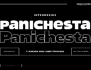 Panichesta font