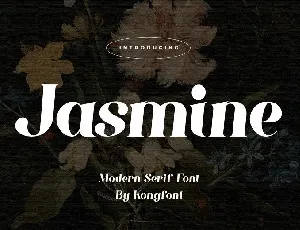 Jasmine font