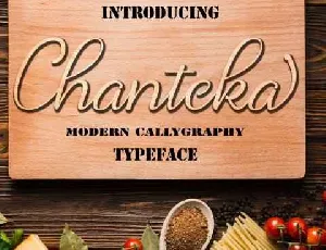 Chanteka Free Download font