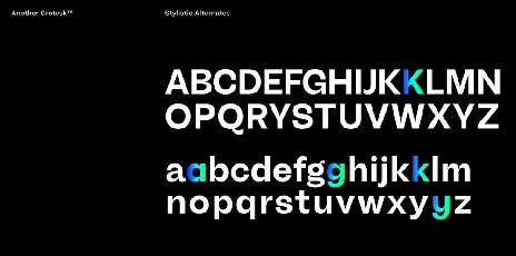 Another Grotesk font