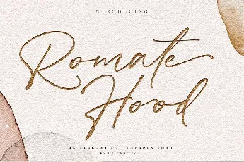 Romate Hood Script font