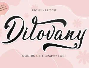 Dilovany font