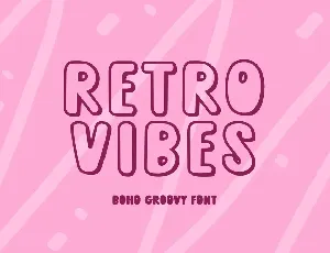 RetroVibes font