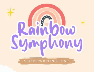 Rainbow Symphony font