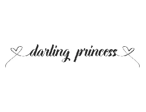 Darling Princess font