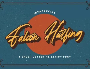Falcon Harfing font
