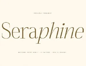 Seraphine font