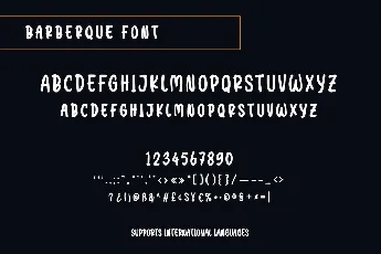 Barbeque font