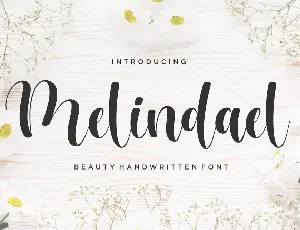 Melindael font