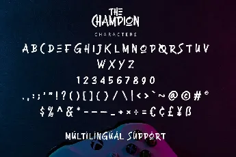 Champion font